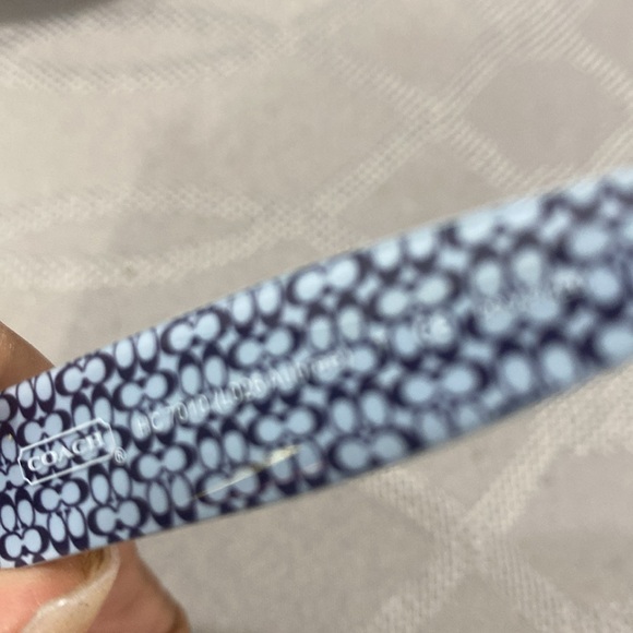 Coach women’s sunglasses like new navy blue with silver accents also have brown - Picture 3 of 4